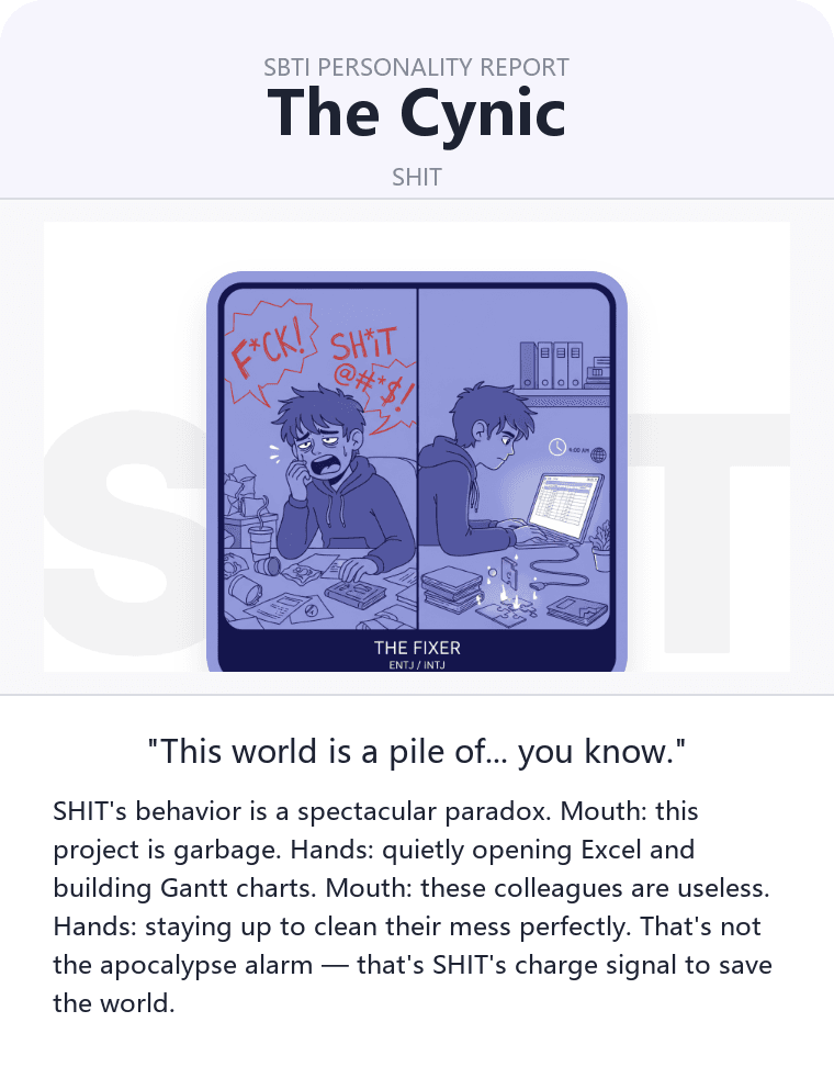 SHIT - The Cynic