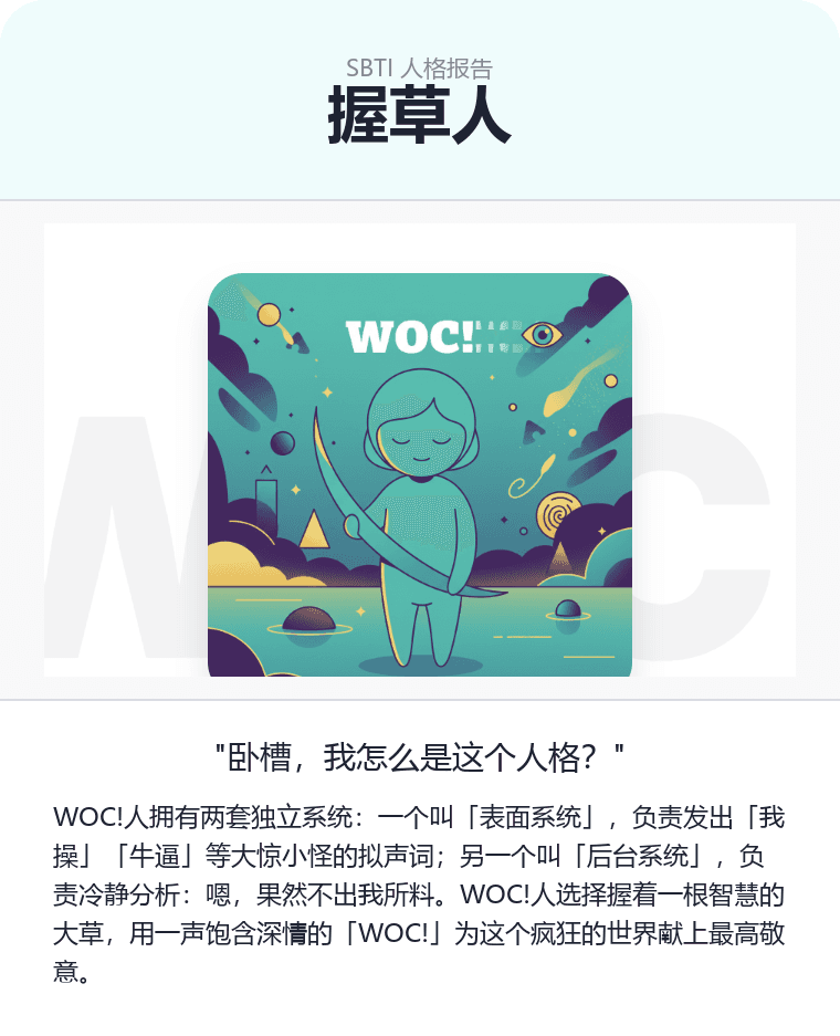WOC! - 握草人
