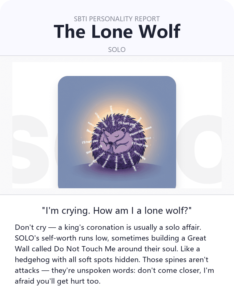 SOLO - The Lone Wolf